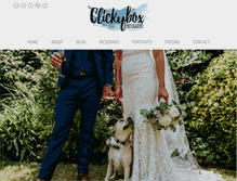 Tablet Screenshot of clickybox-photography.com
